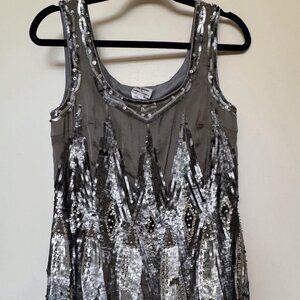 Vintagey Philosophy By Alberta Ferretti silk sequin Mini Dress